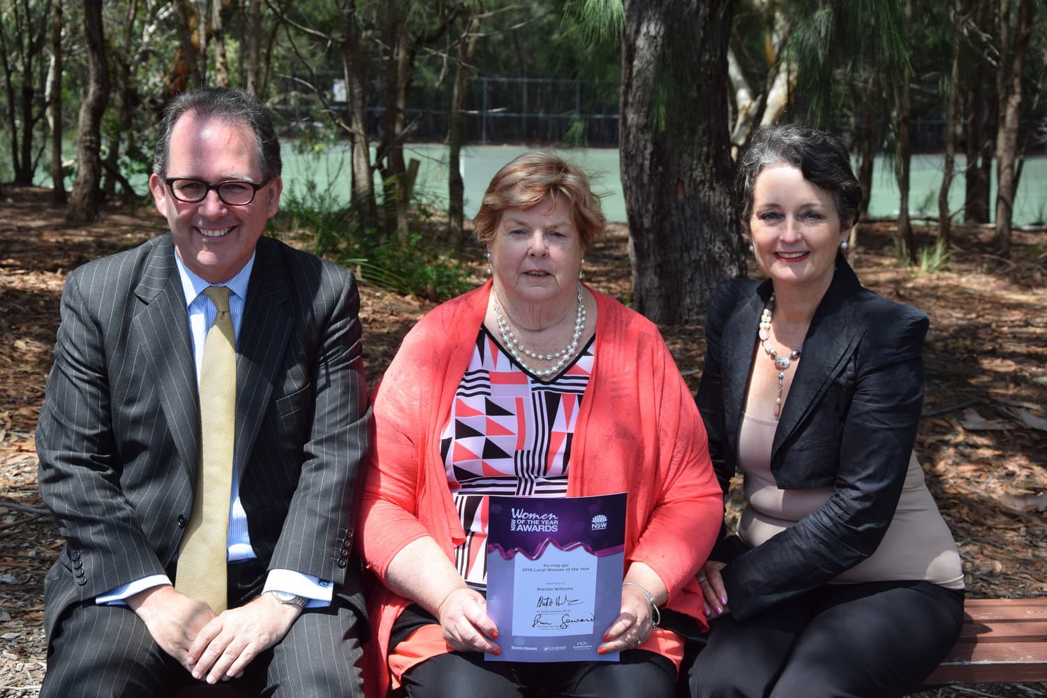 Alister Henskens SC MP, Brenda Williams and Pru Goward MP