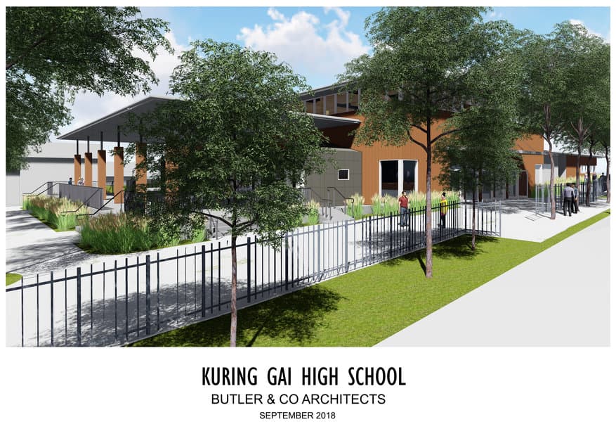 Ku-ring-gai High School Multi-Purpose Hall Artist Impression 