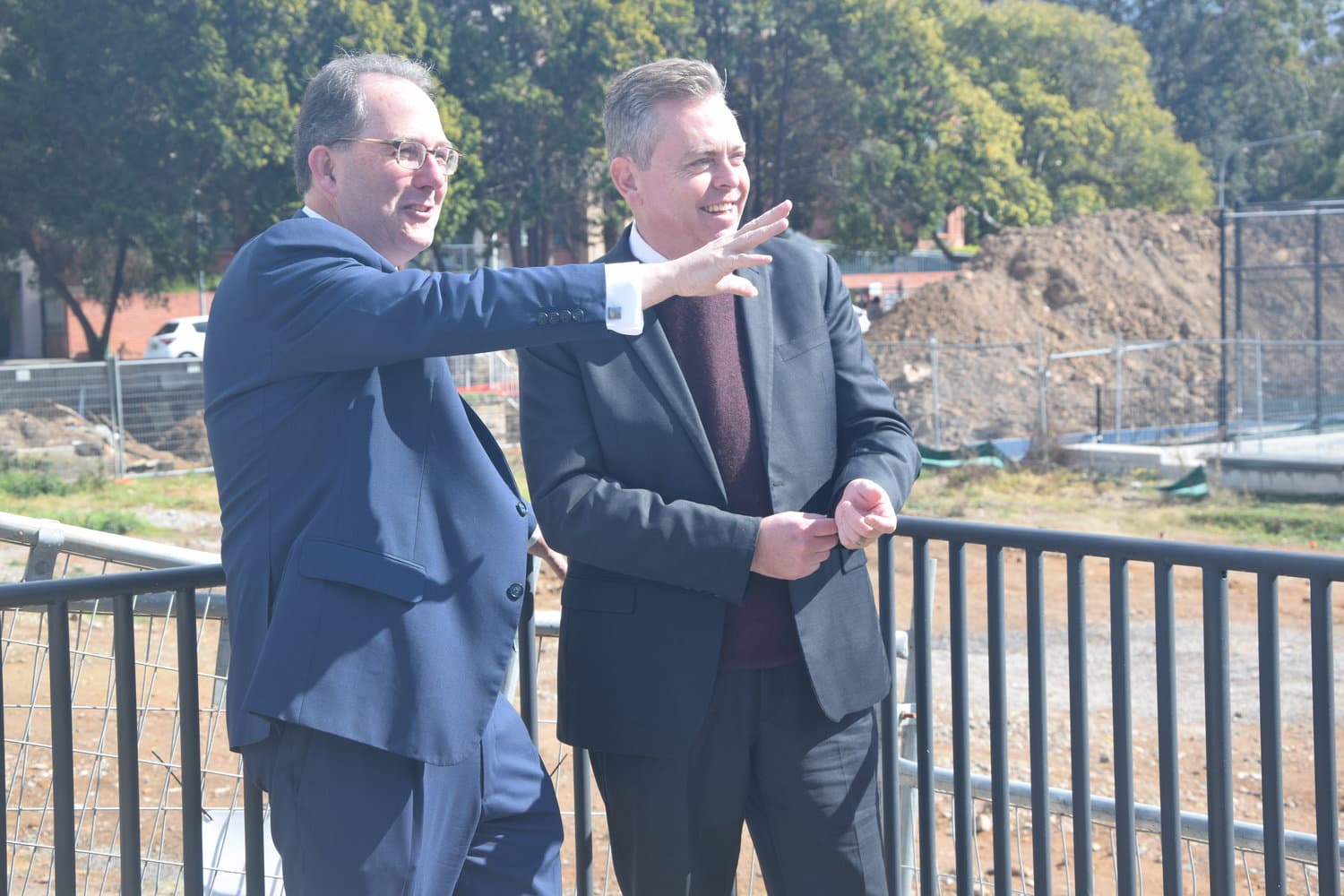Alister with the Member for Lane Cove 