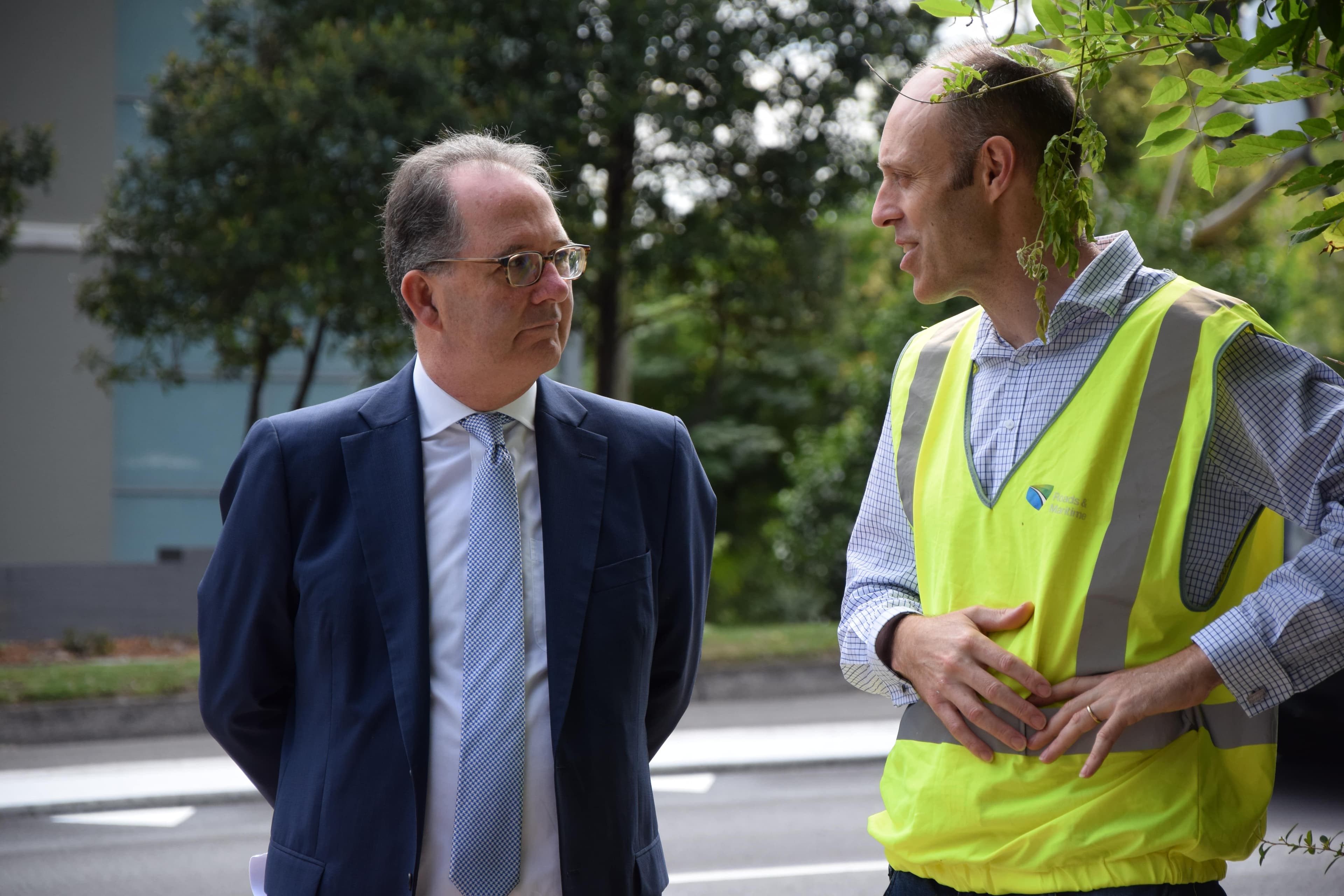 Alister Henskens at Finlay Road, Turramurra