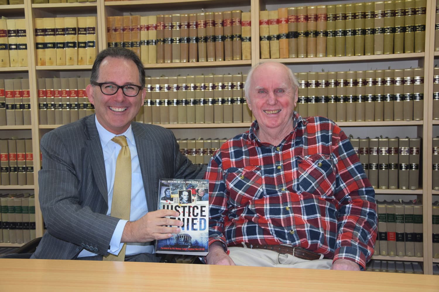 Alister with Bill Hosking 