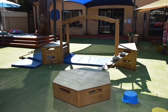 Playground equipment at Good Start Early Learning 