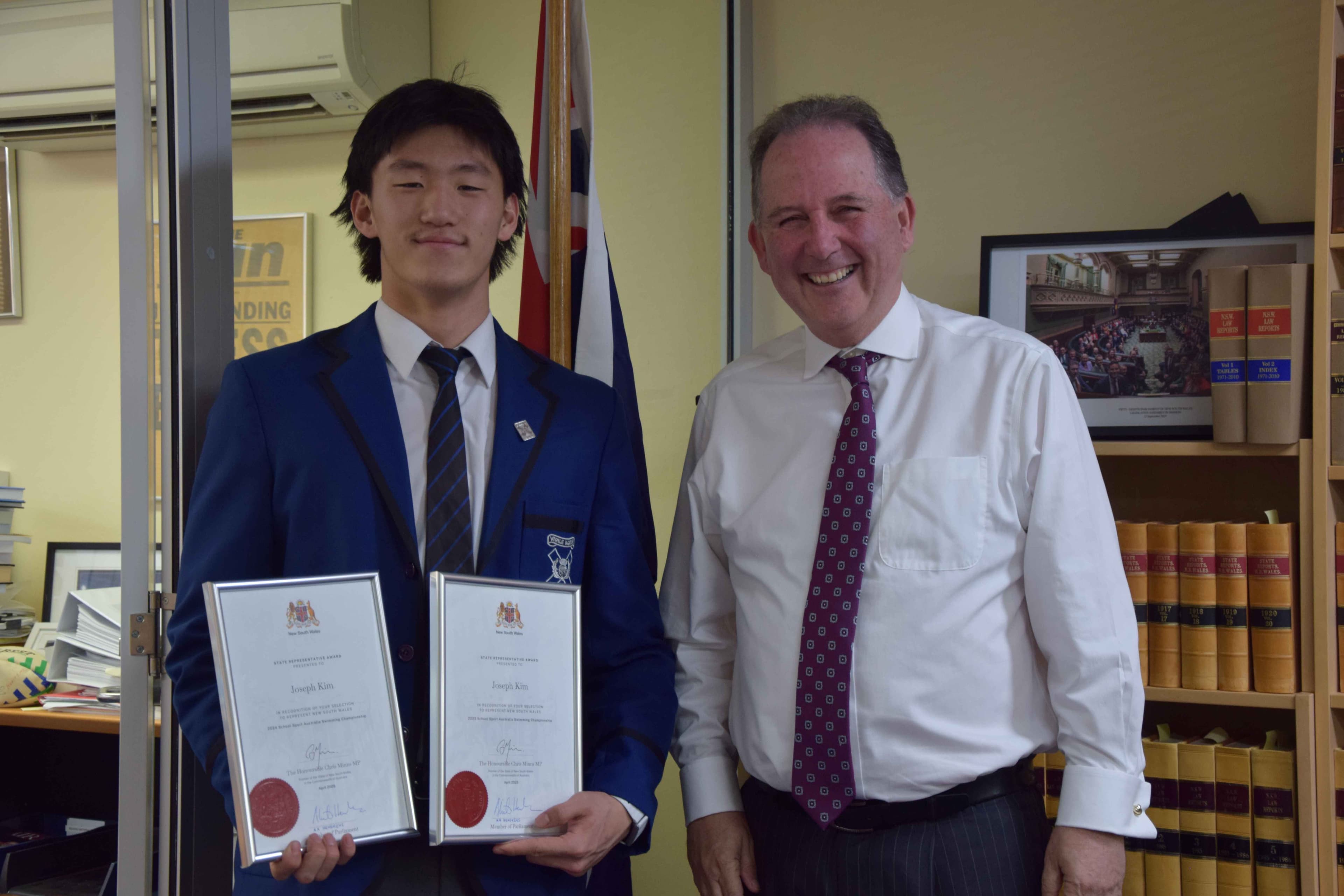 Joseph Kim and Alister Henskens