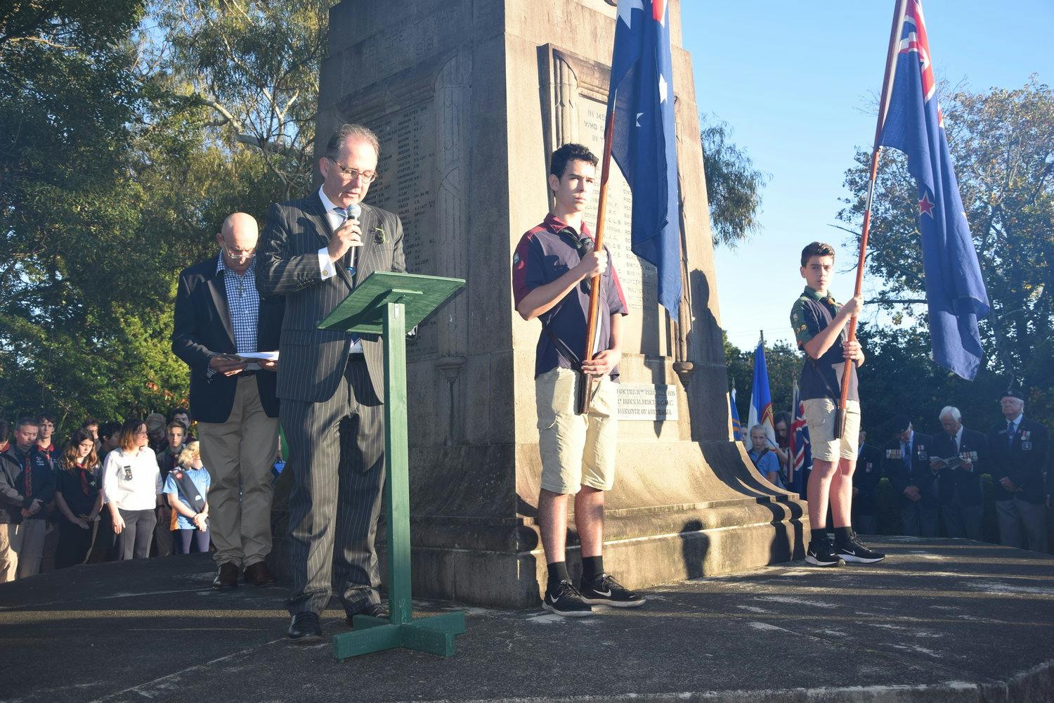 Wahroonga War Memorial, ANZAC Day 2019
