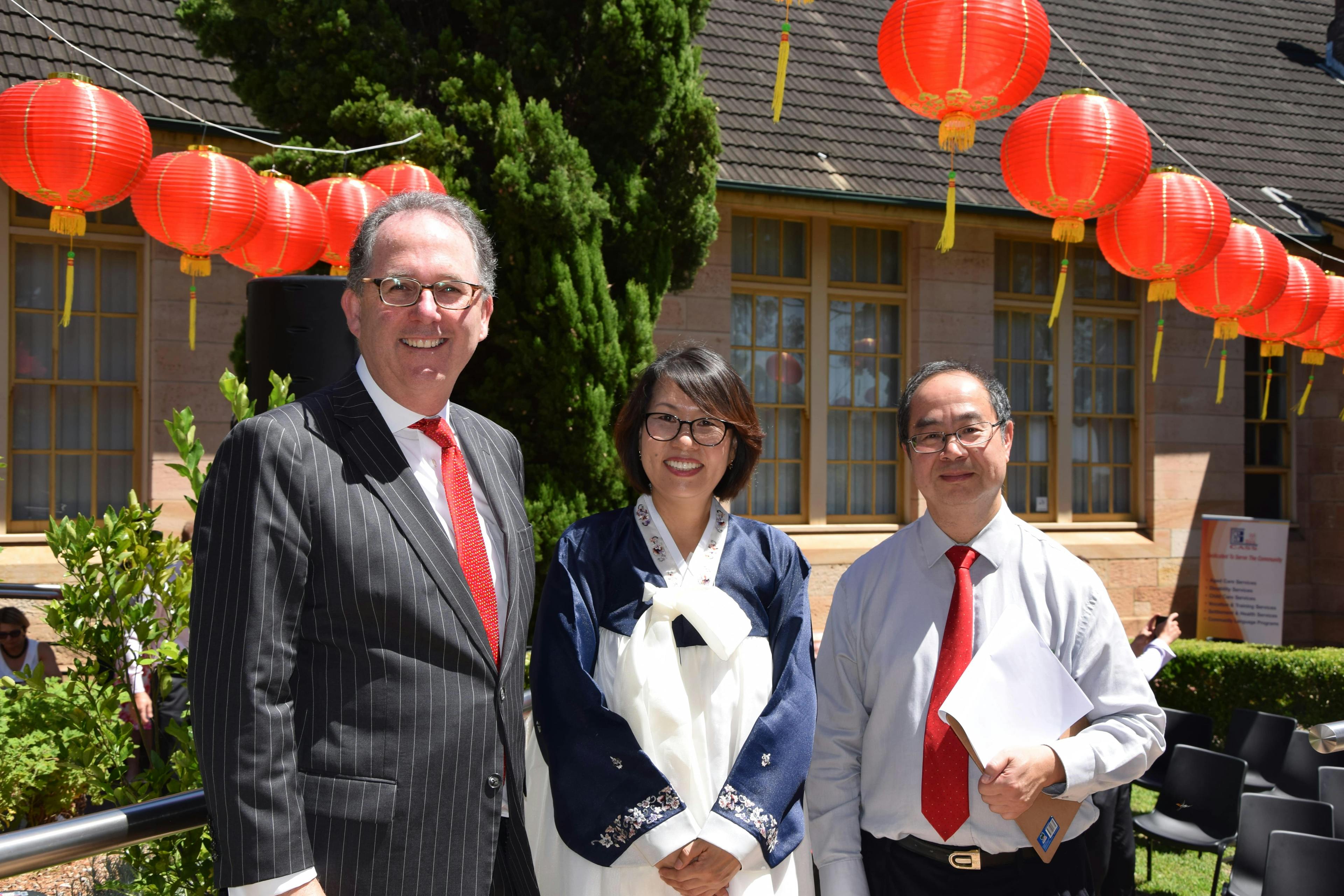 Alister Henskens SC MP, Chinese Australian Services Society and Dae Hahn Culture School