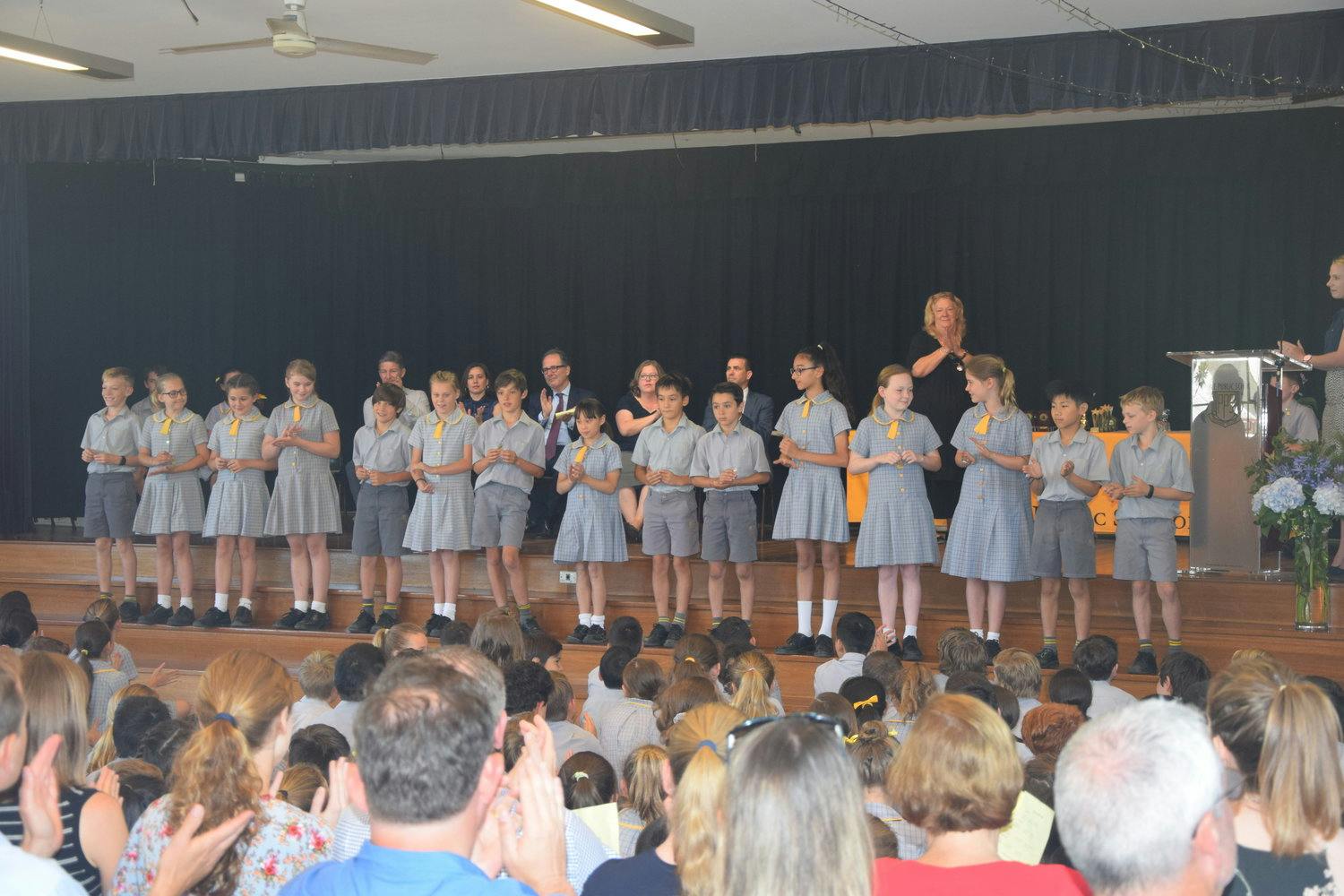 Students from Pymble Public School 