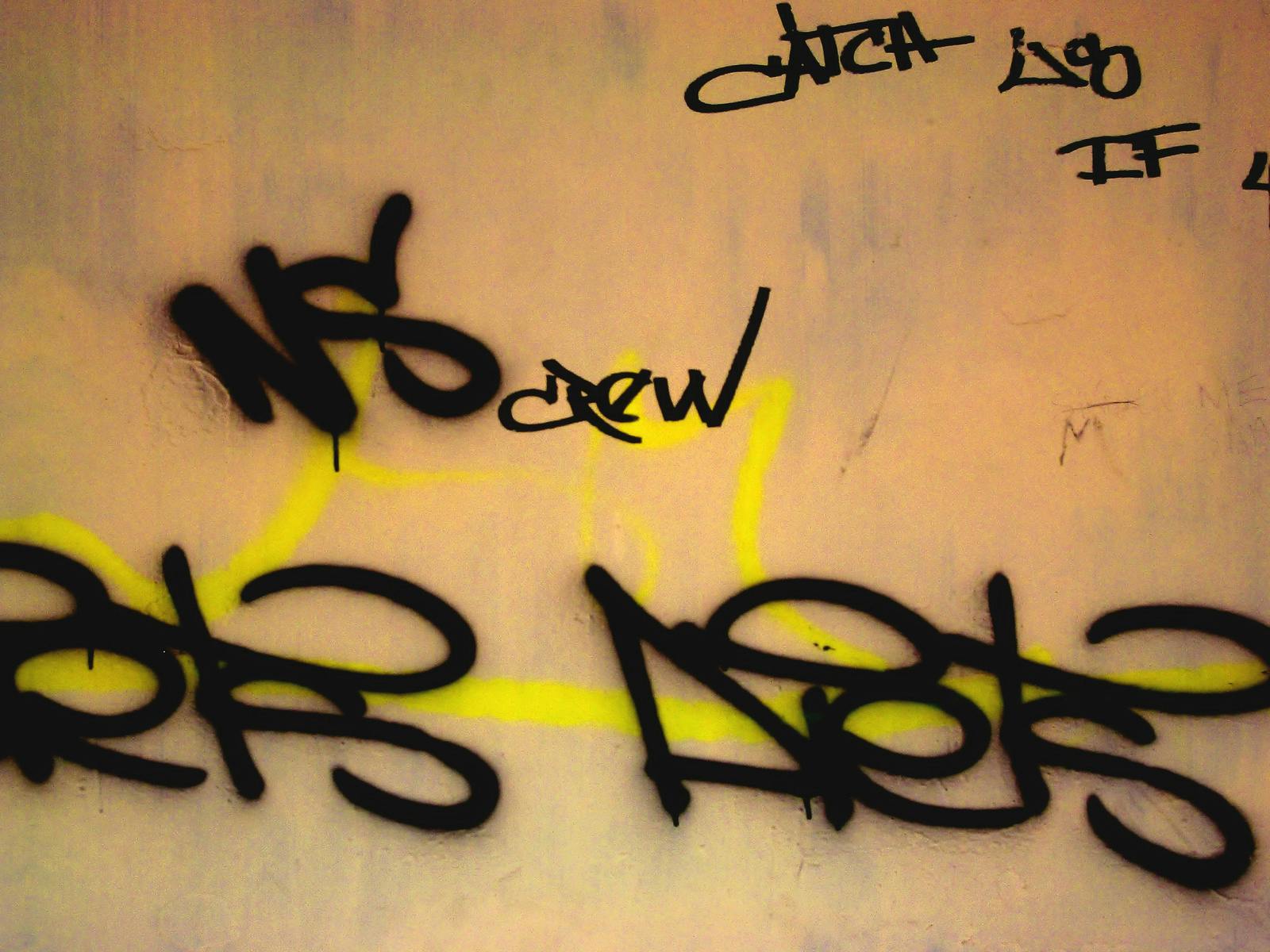 Graffiti on the wall 