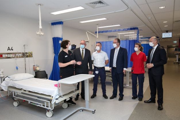 Inside new rooms at Hornsby Ku-ring-gai hospital